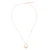 Orphelia ‘Krista’ Dames 925 Sterling Zilveren Ketting met Hanger – Roze zh-7366