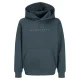 JACK & JONES JUNIOR rechtvallende hoodie met tekst – antraciet