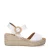 Manfield leren espadrilles wit