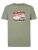 Petrol Industries Shirt ‘Classic’  duifblauw / groen / lichtoranje / rood