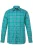 Men Plus Overhemd  turquoise / lichtblauw / wit
