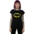 DC Comics Dames/Dames Batman TV-serie Distressed Logo Katoenen T-Shirt (Zwart)