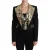 Dolce & Gabbana Dames Zwart Jacquard Vest Blazer Jasje Wollen Jasje