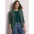Eenvoudige blazer met reverskraag en patroon