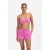 Beachlife strandshort met lurex roze