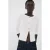 Mango gebreid vest ecru