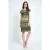 Jurk met knoopdetailprint