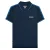 Lambretta Heren SS24 Paisley Taped Poloshirt (Marineblauw)