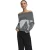 Only Onlalivia ls off shoulder knt dark grey melange/mg