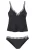 LASCANA Tankini  grijs / zwart / wit