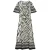 VERO MODA CURVE korte jurk met zebraprint zwart
