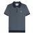 Lambretta Heren Gebreide Kwart Rits Poloshirt (Marineblauw)