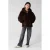 Shoeby faux fur jas – donkerbruin
