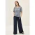 Cecil Dames Shirt met burn-out look in Blauw
