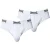 Lonsdale Heren Contrast Tailleband Slip (Set van 2) (Wit)