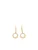 DKNY Oorbellen  goud / transparant