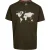 Trespass Heren Ohio Kaart TP75 T-Shirt (Donkere wijnstok)