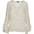 Losse top met print en bandjes