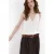 Mango vest gebreid wit