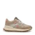 Floris van Bommel leren sneakers taupe/roze