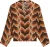 Summum Top Geometric Print V-hals Multi dames