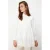 Trendyol Modest Dames Ecru Effen Lang Relaxed fit Modest Overhemden