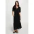 Morgan maxi jurk – zwart