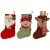 Apollo Grote kerstsokken kerst print 3-pack kerstman/kerstelf/rendier