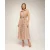 Midi-blousejurk met borduursels