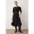TRENDYOLMİLLA Dames Zwart Effen Maxi Kort Avond / Dagelijks Skater Jurken