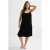 BEACHWAVE crinkle strandjurk zwart