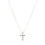 Luxenter syke collier in 925 sterling zilver en veelkleurige zirkonia met 18 karaat geelgouden afwerking