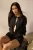 TRENDYOLMİLLA Dames Zwart Effen Lang Regular fit Overhemden