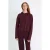 Effen geribde hoodie