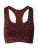 Hey Honey Sport bh  kastanjebruin / zwart