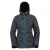 Mountain Warehouse Dames/Dames Exodus Waterafstotende Soft Shell jas met dierenprint (Zwart)