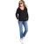 Seraphine Cropped Maternity Jacket Black
