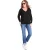 Seraphine Cropped Maternity Jacket Black