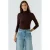 OUI top – donkerbruin