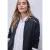 Street One Dames Gestructureerde blouson in Blauw
