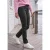Mid Waist Slim Leg Broek – Slim Fit