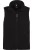 TRIGEMA Fleece vest zwart, Effen