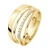 Diamond Ring 0.140 Cts luxe sieraden Yellow Gold
