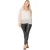 Be You Damesblouse met stippen en ruches (Crème)