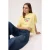 TRENDYOLMİLLA Dames Geel Grafisch Kort Boxy T-shirts