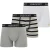 Lyle & Scott Heren Ethan Logo Boxershorts (Verpakking van 3) (Grijs)