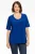 YOEK T-shirt van travelstof DOLCE blauw
