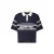 America Today oversized polo met print – donkerblauw