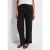 Street One Dames Broek met rechte pijpen in keperstof in Zwart