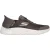 Skechers Heren Go Walk Hands Up Slip-on Trainers (Bruin)